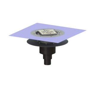 KESSEL 48658.53 Bodenablauf Ecoguss Klebeflansch