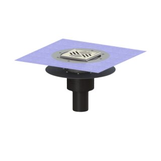 KESSEL 48678.51 Bodenablauf Ecoguss Klebeflansch