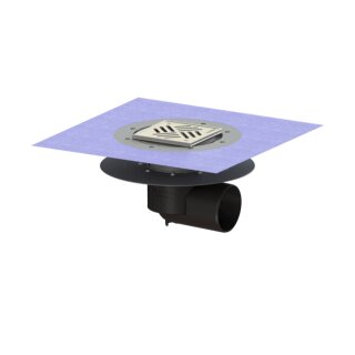 KESSEL 48511.51 Bodenablauf Ecoguss Klebeflansch