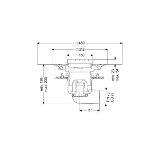 KESSEL 54200.21 Ablauf Ferrofix Pressfl.