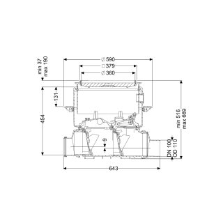 KESSEL 73100.10X Rückstauverschluss Staufix SWA