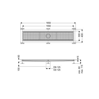 KESSEL 6030150 Kastenrinne Ferrofix