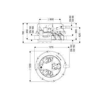 KESSEL 8741068 Rückstauhebeanlage Ecolift XL