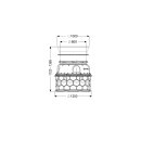 KESSEL 8740143 Module de chambre LW 1000 Dalle de fond