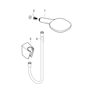 Pommeau de Douche Hansgrohe Raindance Select E et Porter'S 120, 92,89 €