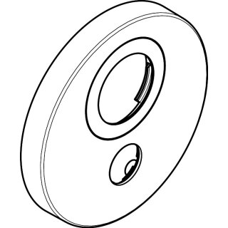 Hansgrohe 92390000 Rosette für vertauschte Anschlüsse