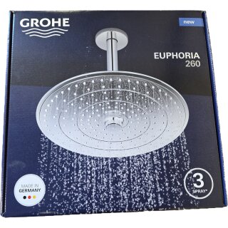 Grohe 26461000 Ensemble de pomme de douche Euphoria 260