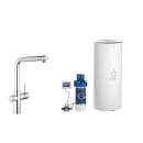 Grohe 30325001 Armatur und Boiler Red Duo 30325
