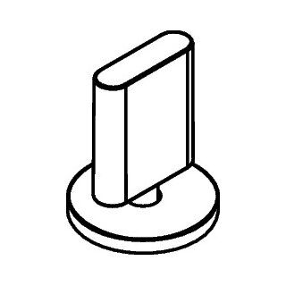 Hansgrohe 97503000 Griff Metropol S 3-Loch Waschtisch-