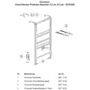 Villeroy &amp; Boch  Urinal-Element f&uuml;r Aufputzdrucksp&uuml;ler