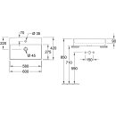 Villeroy &amp; Boch  AWT Memento 2.0 4A07 600x420mm mittl