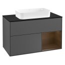 Villeroy &amp; Boch F252GNGK Waschbeckenunterschrank...
