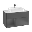 Villeroy &amp; Boch F361GKGK Waschbeckenunterschrank...