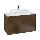 Villeroy &amp; Boch F361GNGN Waschbeckenunterschrank...