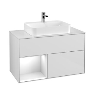 Villeroy & Boch F361MTGF Waschbeckenunterschrank Finion F36