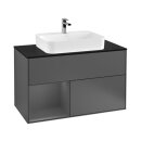 Villeroy &amp; Boch F362GKGK Waschbeckenunterschrank...