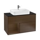 Villeroy &amp; Boch F362GNGN Waschbeckenunterschrank...