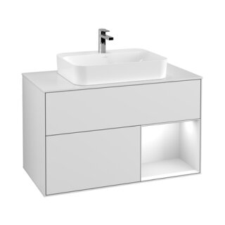 Villeroy & Boch F371MTGF Waschbeckenunterschrank Finion F37