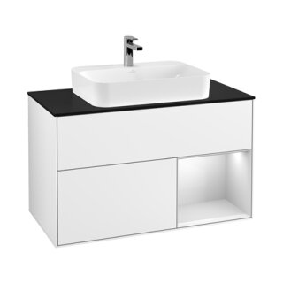 Villeroy & Boch F372GFMT Waschbeckenunterschrank Finion F37