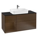 Villeroy &amp; Boch F412GNGN Waschbeckenunterschrank...