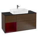 Villeroy &amp; Boch F412HBGN Waschbeckenunterschrank...