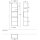 Villeroy &amp; Boch F460MTHB Hochschrank Finion F46 418x1516x270mm