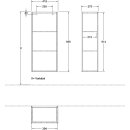 Villeroy &amp; Boch F56000MT Seitenschrank Finion F56