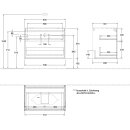 Villeroy &amp; Boch F63200MT Waschbeckenunterschrank Finion F63