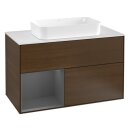 Villeroy &amp; Boch F651GKGN Waschbeckenunterschrank...