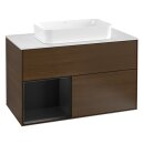 Villeroy &amp; Boch F651PDGN Waschbeckenunterschrank...