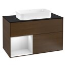 Villeroy &amp; Boch F652GFGN Waschbeckenunterschrank...