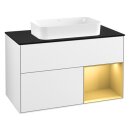 Villeroy &amp; Boch F662HFMT Waschbeckenunterschrank...