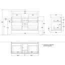 Villeroy &amp; Boch F67200GK Waschbeckenunterschrank...