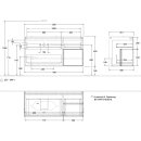 Villeroy &amp; Boch F692GKHB Waschbeckenunterschrank...