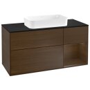 Villeroy &amp; Boch F712GNGN Waschbeckenunterschrank...