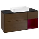 Villeroy &amp; Boch F712HBGN Waschbeckenunterschrank...