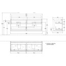 Villeroy &amp; Boch F72200GF Waschbeckenunterschrank...