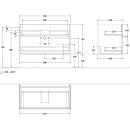 Villeroy &amp; Boch  Waschtischunterschrank Finion G02