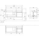 Villeroy &amp; Boch G070HFPD Waschbeckenunterschrank...