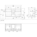 Villeroy &amp; Boch G13200HB Waschbeckenunterschrank Finion G13