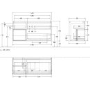 Villeroy &amp; Boch G162GNGK Waschbeckenunterschrank Finion G16