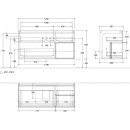 Villeroy &amp; Boch G172MTGF Waschbeckenunterschrank Finion G17