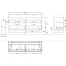 Villeroy &amp; Boch G18100PD Waschbeckenunterschrank...