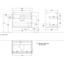 Villeroy &amp; Boch  WTUS Finion G22 800x603x501mm Wandbel