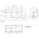 Villeroy &amp; Boch G272HBGF Waschbeckenunterschrank Finion G27