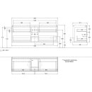 Villeroy &amp; Boch G44200PD Waschbeckenunterschrank...