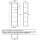 Villeroy &amp; Boch G49000MT Hochschrank Finion G49 418x1516x270mm