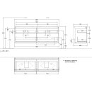 Villeroy &amp; Boch G72100GN Waschbeckenunterschrank...