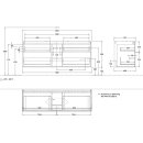 Villeroy &amp; Boch G73200MT Waschbeckenunterschrank...