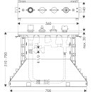 Hansgrohe 15483180 Grundk&ouml;rper 4-Loch Wannenarm.Axor